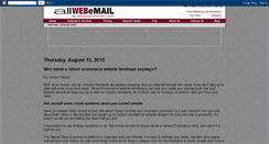 Desktop Screenshot of blog.allwebemail.com